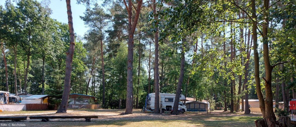 Stellplatz in Strandnähe